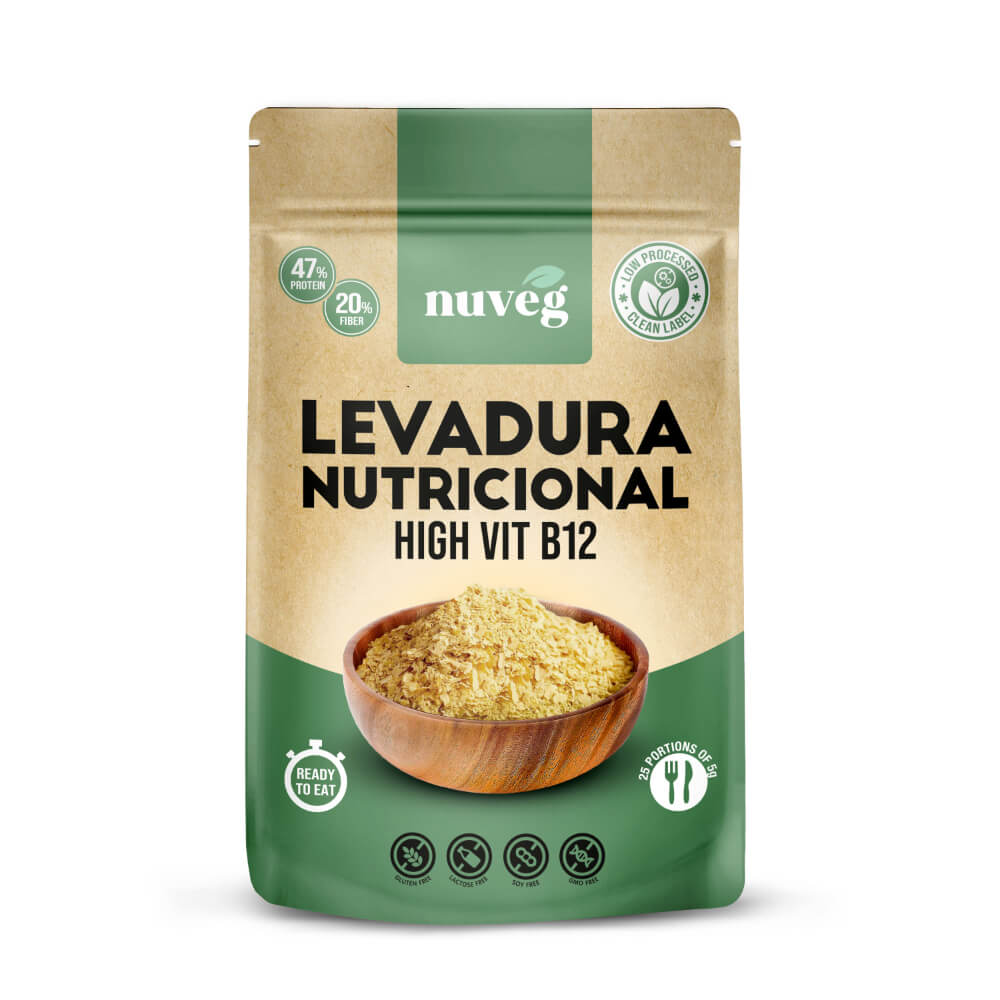 Levadura Nutricional High Vita B en Copos · Nuveg · 125 gramos