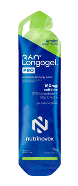 Longogel 360 Pro: Sabor Limón Menta · Nutrinovex · 75 gramos