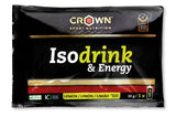 Isodrink & Energy: Sabor Limón · Crown Sport Nutrition · 32 gramos