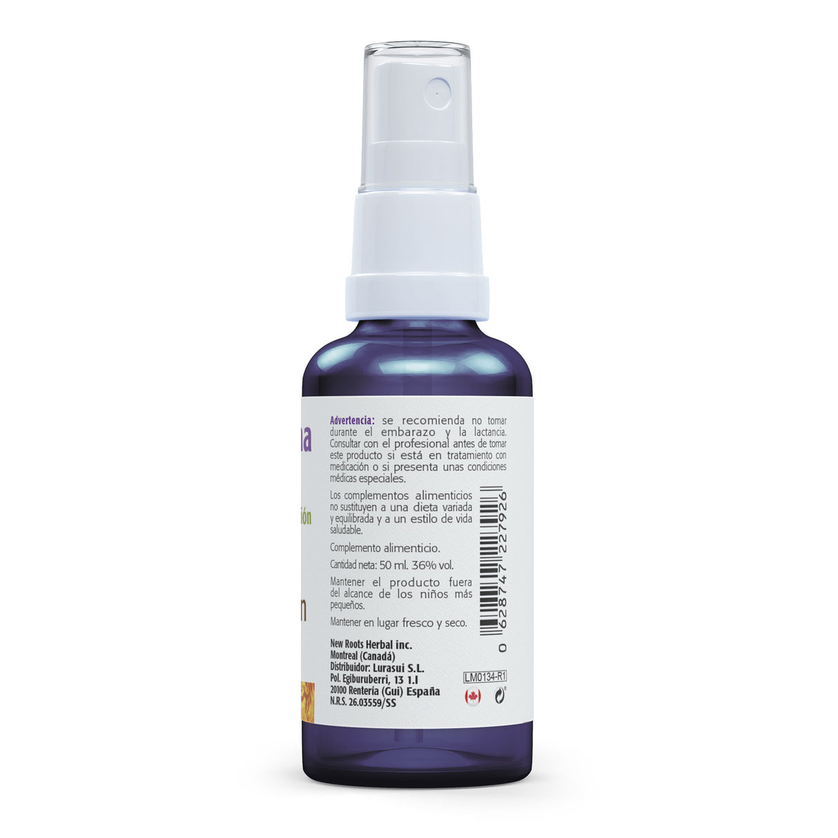 Melatonina Spray · Sura Vitasan — información nutricional