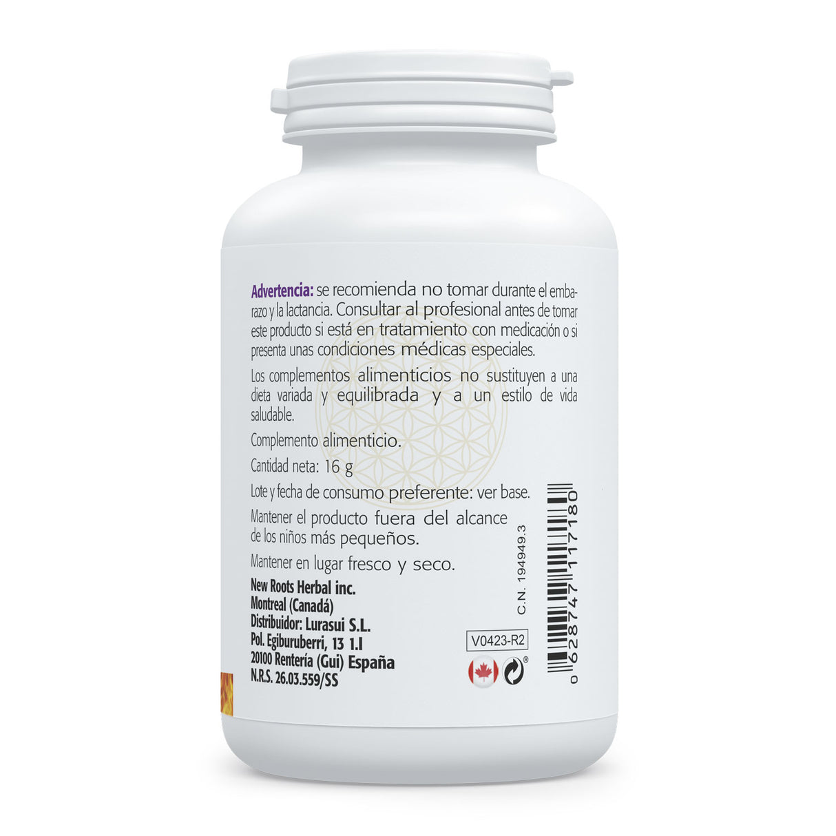 Melatonina · Sura Vitasan — información nutricional