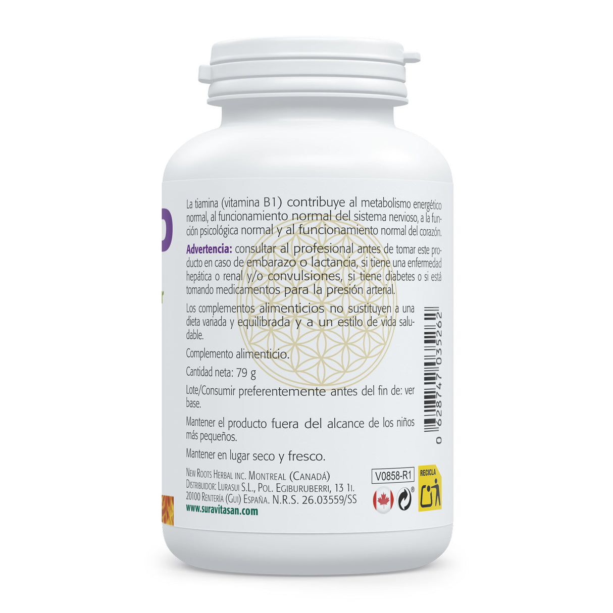 Mito-ATP · Sura Vitasan — información nutricional