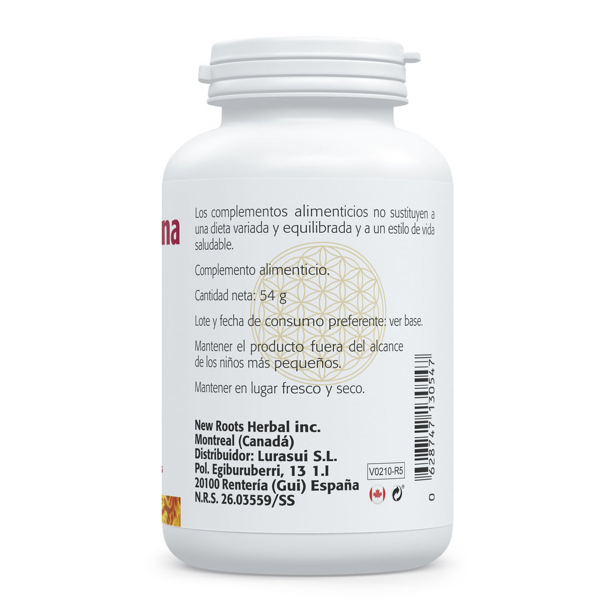 N-Acetil-Cisteína (NAC) 600 mg · Sura Vitasan — información nutricional