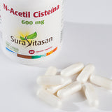 N-Acetil-Cisteína (NAC) 600 mg · Sura Vitasan — cápsulas