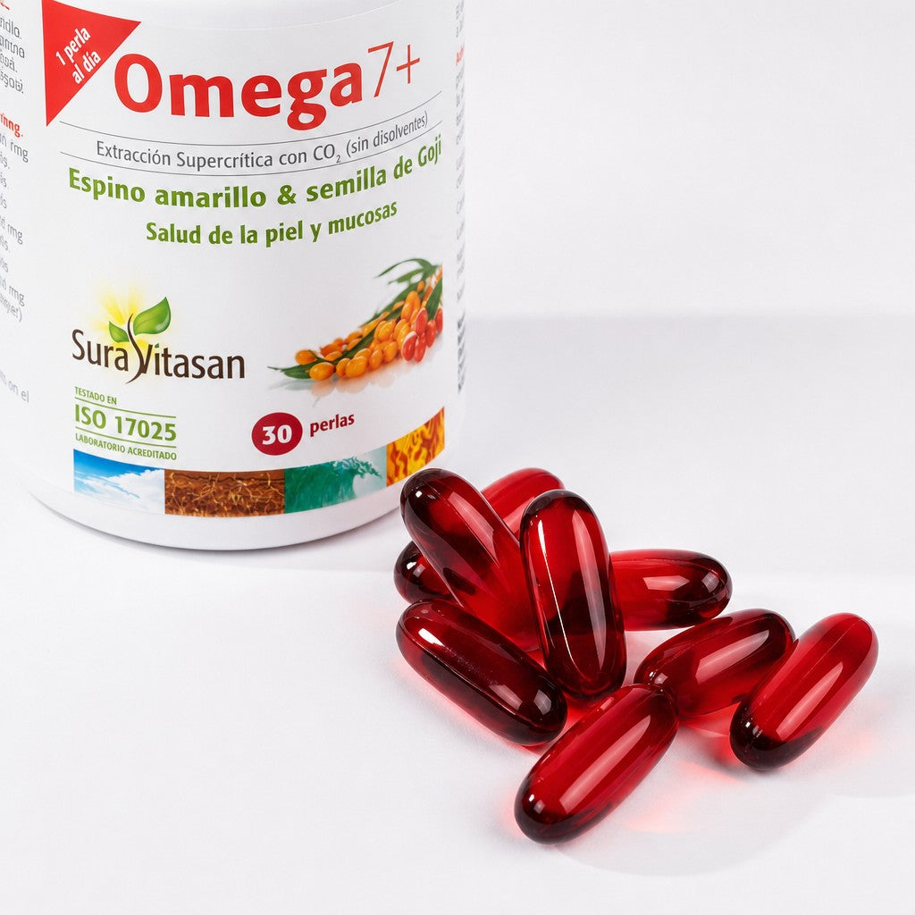 Omega 7+ · Sura Vitasan · 30 perlas