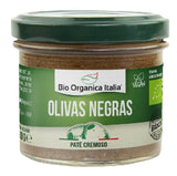 Paté Cremoso de Olivas Negras · Bio Organica Italia · 100 gramos