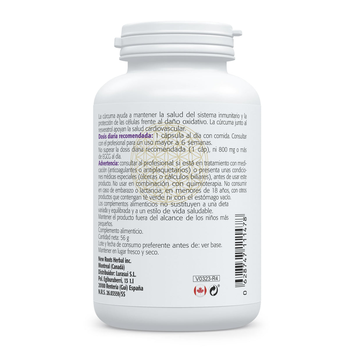 Prevent Mix · Sura Vitasan — información nutricional EGCG