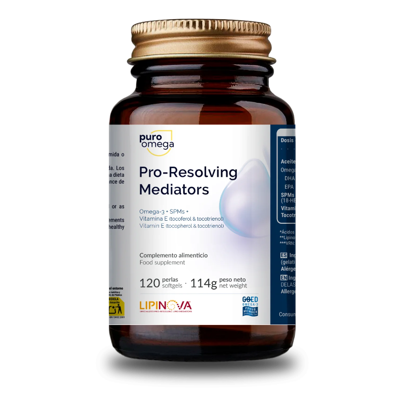 Pro-Resolving Mediators · Puro Omega · 120 perlas