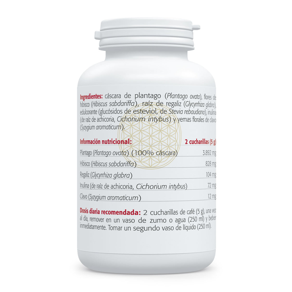 Psyllium Plus · Sura Vitasan — fibra de Plantago e hibisco