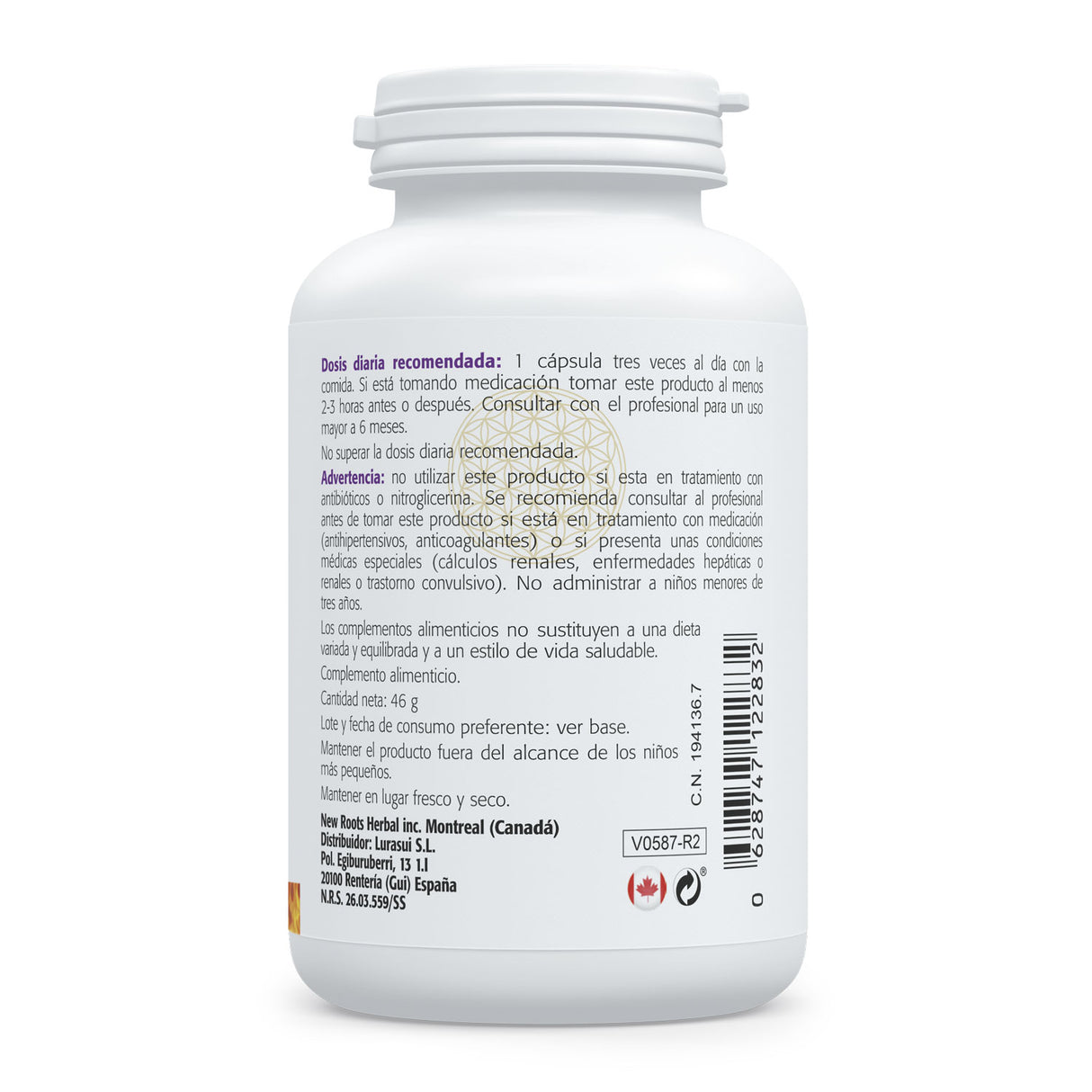 ReproFertil · Sura Vitasan — 10 nutracéuticos información nutricional
