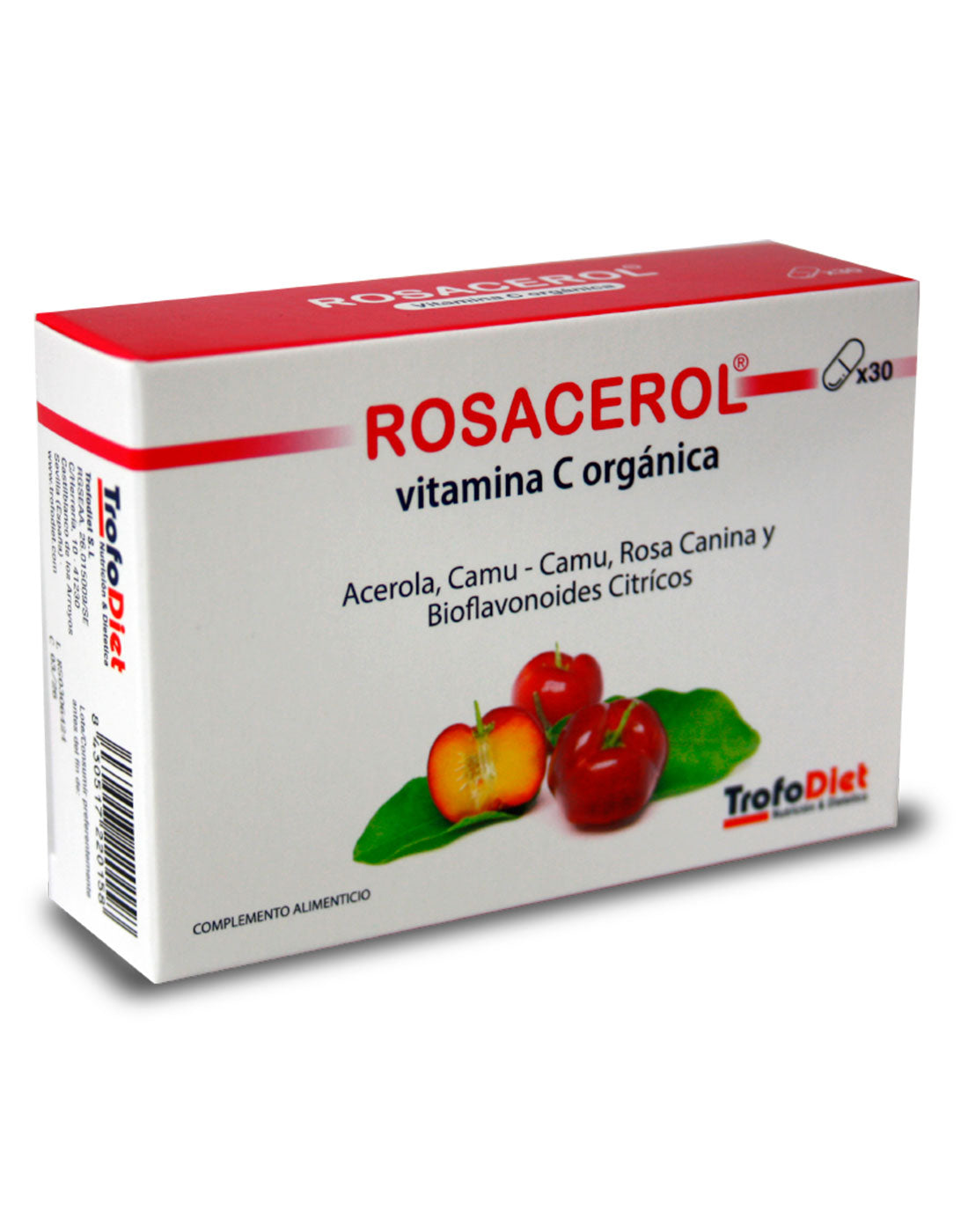 Rosacerol · TrofoDiet · 30 cápsulas