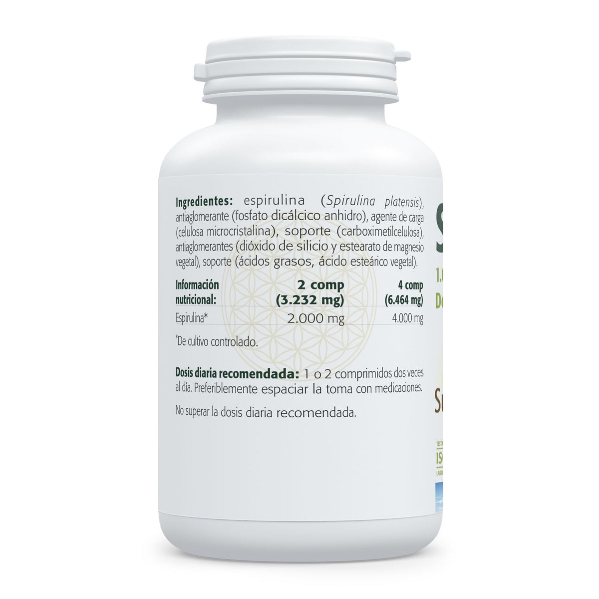 Spirulina · Sura Vitasan — microalga azul-verdosa propiedades