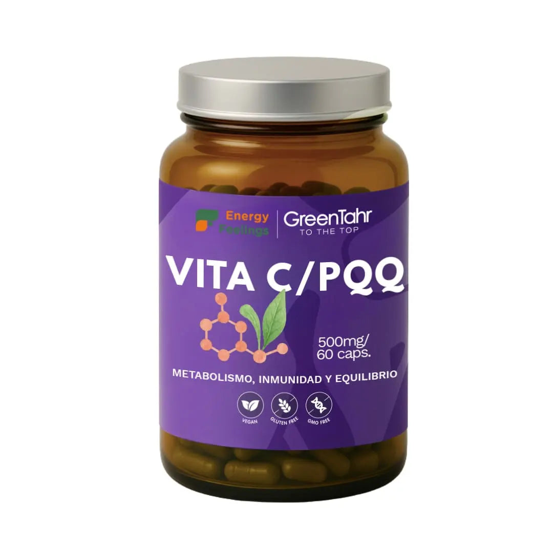 Vitamina C con PQQ · Energy Feelings · 60 cápsulas