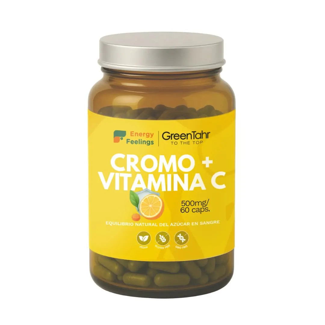 Cromo y Vitamina C · Energy Feelings · 60 cápsulas