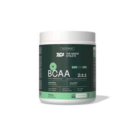 BCAA 2:1:1 Unflavoured · The Green Athlete · 400 g