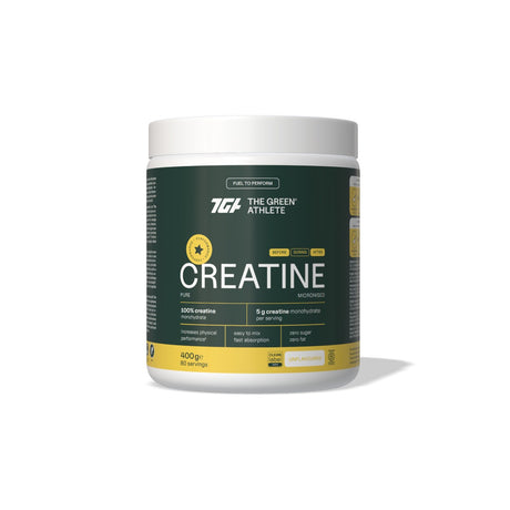 Creatine Unflavoured · The Green Athlete · 400 g