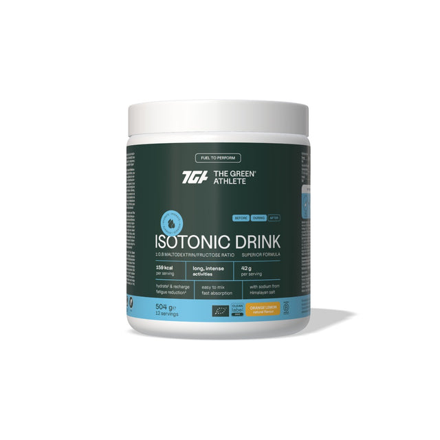 Isotonic Drink bio Natural Orange-Lemon Flavour · The Green Athlete · 504 g