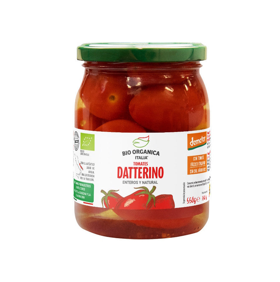 Tomate Datterino Entero · Bio Organica Italia · 550 gramos