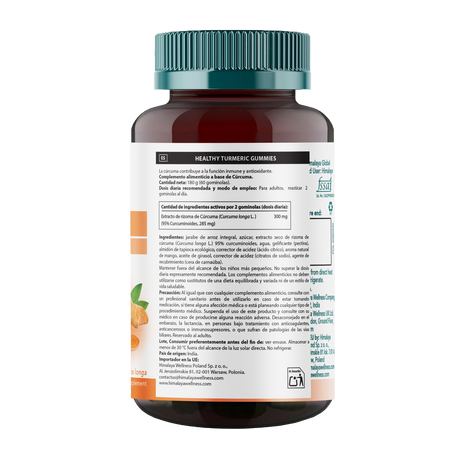 Cúrcuma · Himalaya · 60 gummies
