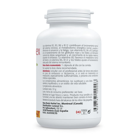 UltraB Complex · Sura Vitasan — vitaminas B coenzimadas tabla nutricional