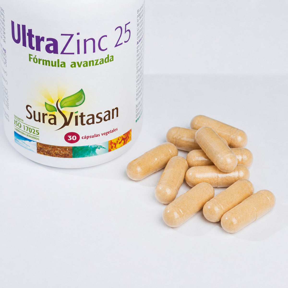 Ultra Zinc 25 mg · Sura Vitasan — presentación