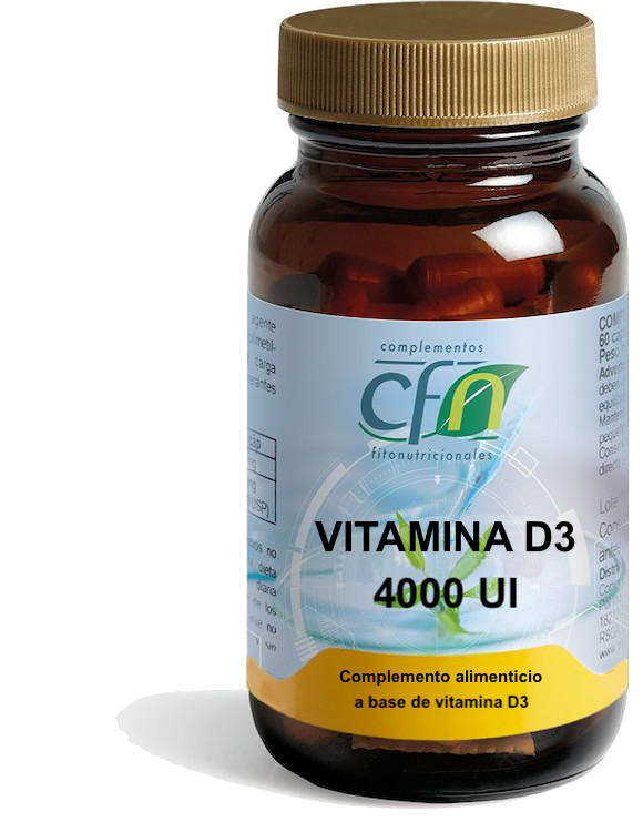 Vitamina D3 4.000 UI · CFN · 60 comprimidos