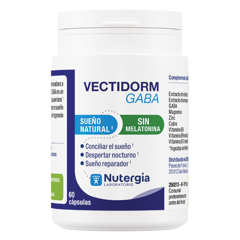 Vectidorm Gaba · Nutergia · 60 cápsulas