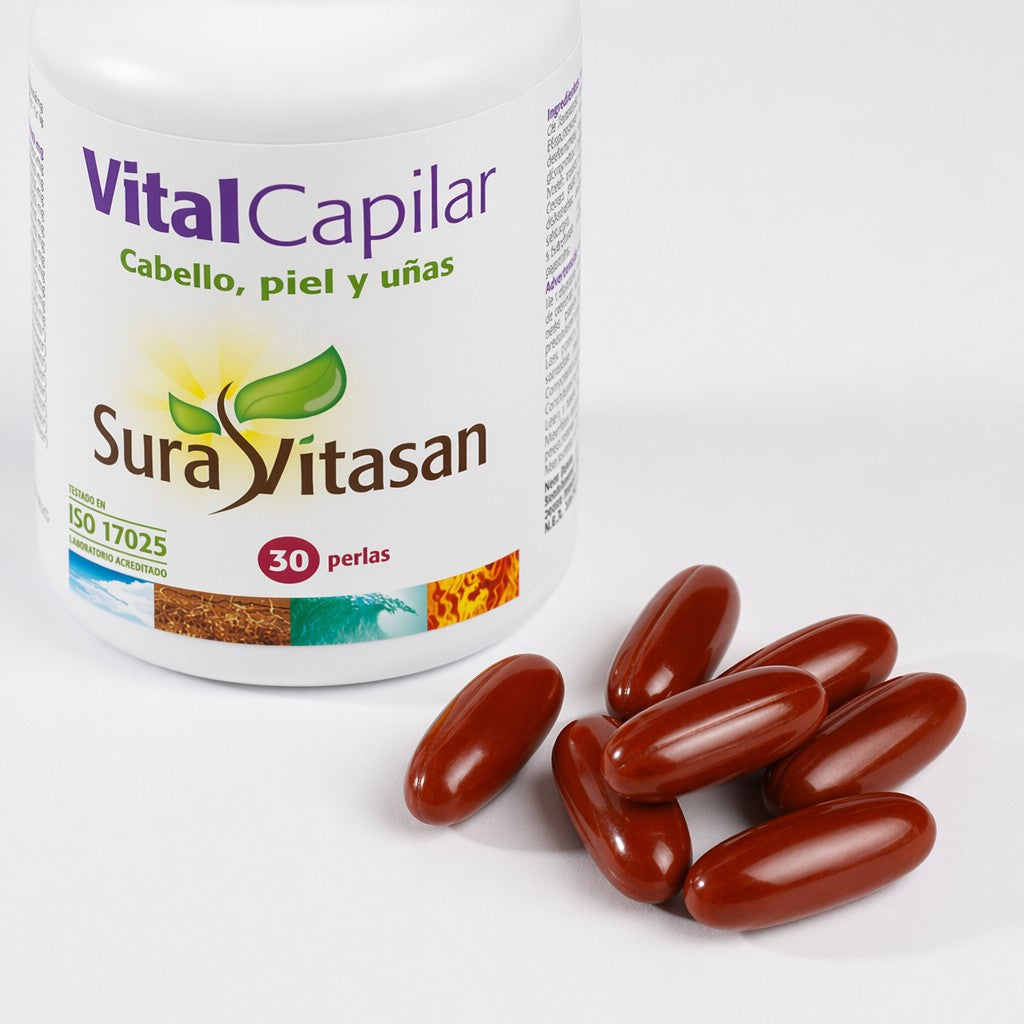 Vital Capilar · Sura Vitasan — presentación perlas