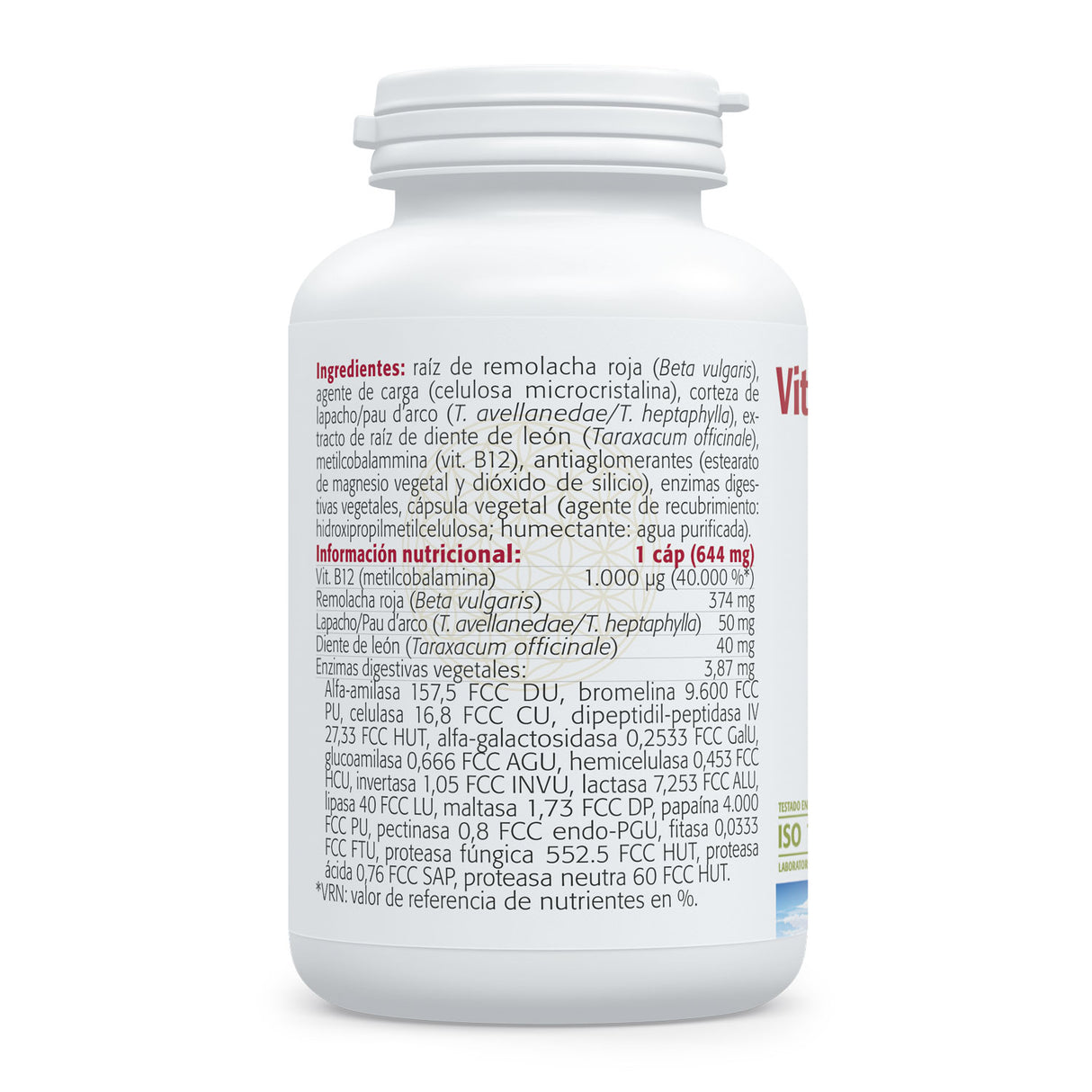 Vitamina B12 Complex · Sura Vitasan — remolacha lapacho diente de león