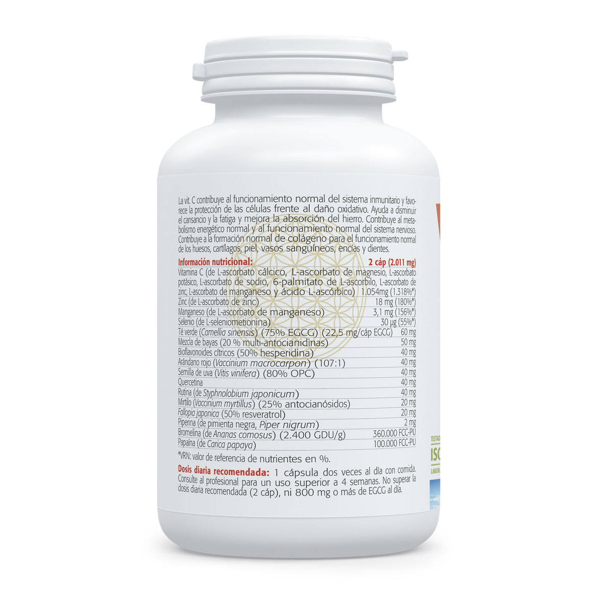 Vital C8 Complex · Sura Vitasan — polifenoles fitoquimicos y zinc