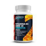 Vitamina D3 4.000 UI · Synestia Biology · 120 perlas