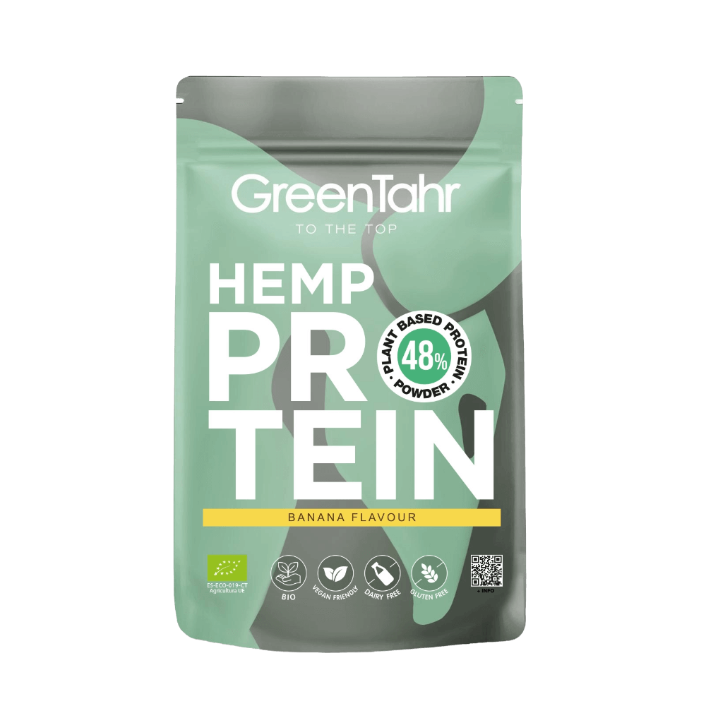 Proteína de Cáñamo Eco Banana · Green Tahr · 750 gramos