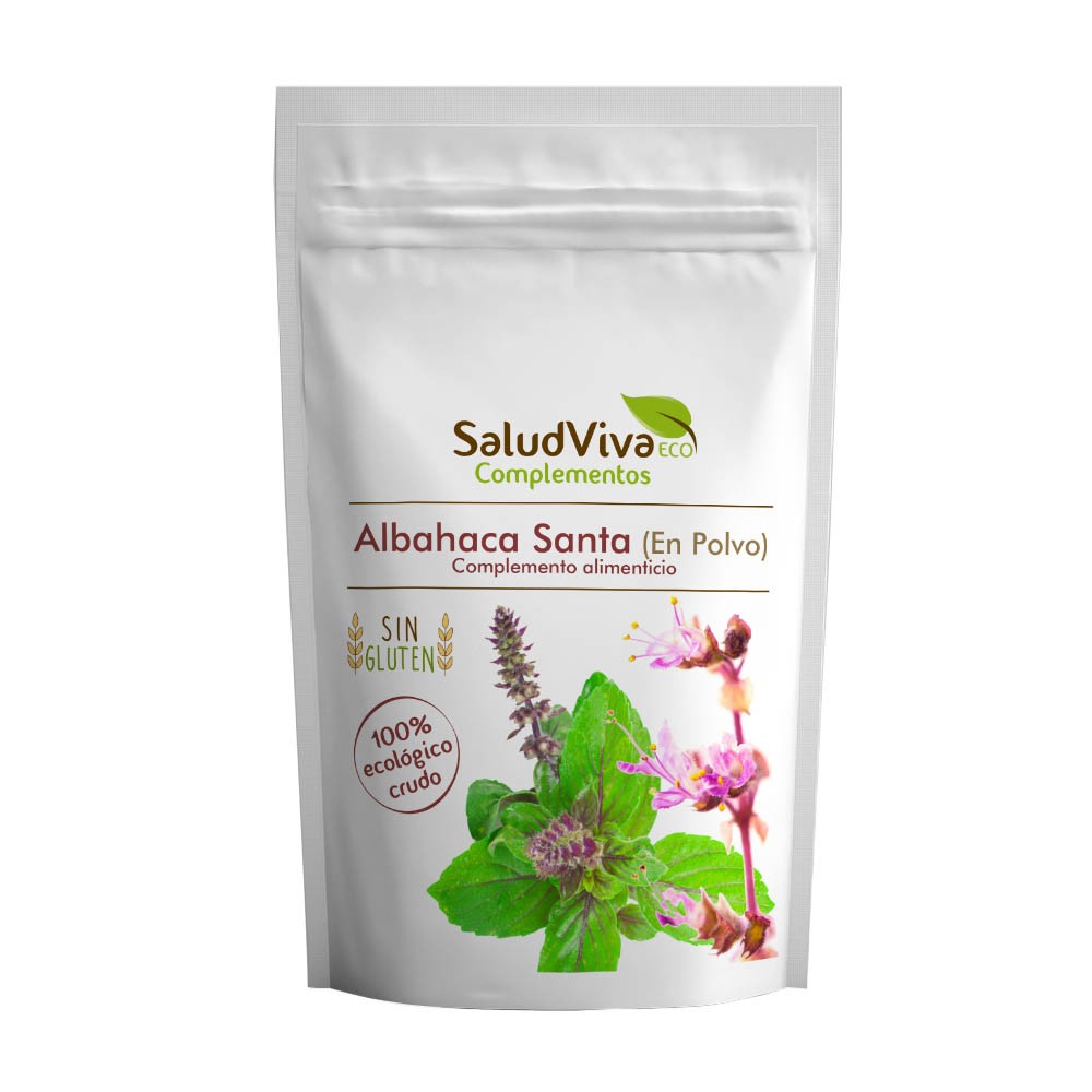 Albahaca Santa en Polvo Eco · Salud Viva · 80 gramos