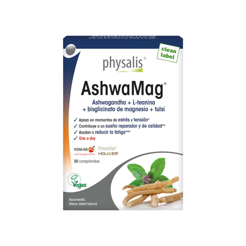 AshwaMag · Physalis · 30 comprimidos