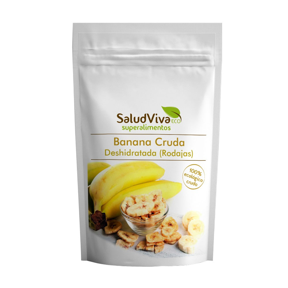 Banana Cruda Deshidratada Eco · Salud Viva · 200 gramos