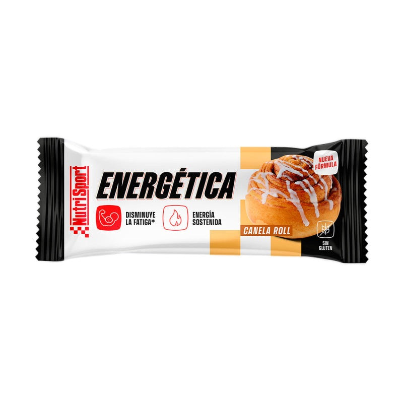Barrita Energética Canela Roll · Nutrisport · 49 gramos
