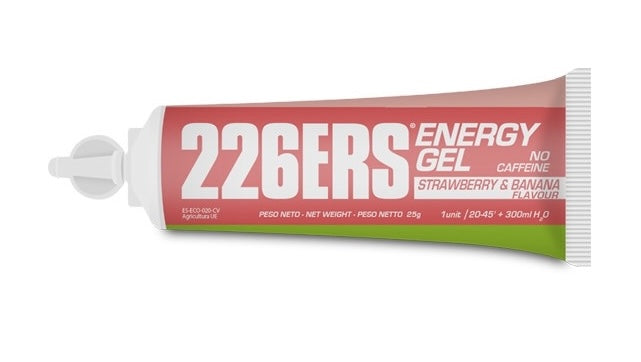 Gel Energético Bio: Sabor Fresa y Plátano · 226ERS · 25 gramos