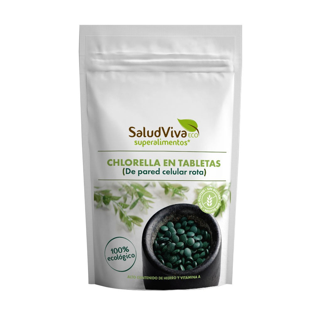 Chlorella en Tabletas Eco · Salud Viva · 125 gramos