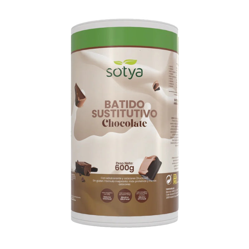 Batido Sustitutivo - Sabor Chocolate · Sotya · 600 gramos