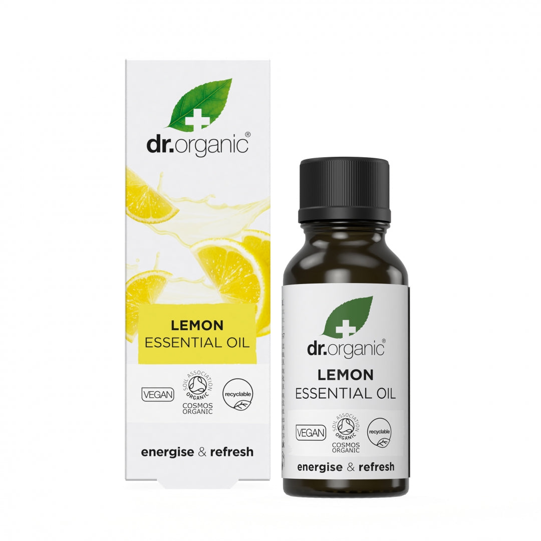 Aceite Esencial de Limón Cascara Puro · Dr Organic · 10 ml