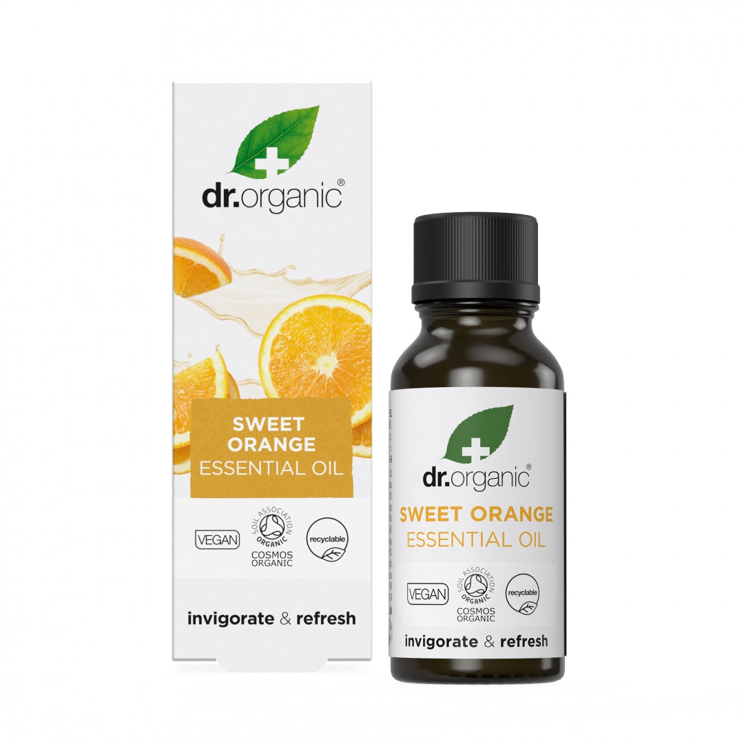 Aceite Esencial Naranja Dulce Puro · Dr Organic · 10 ml