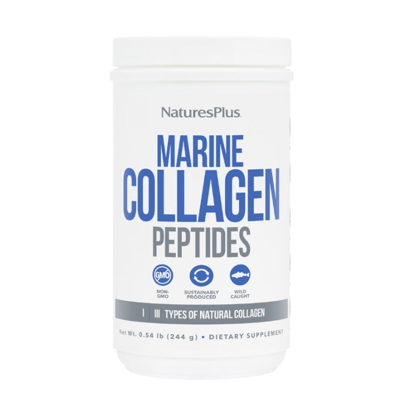Marine Collagen Peptides · Nature's Plus · 244 gramos
