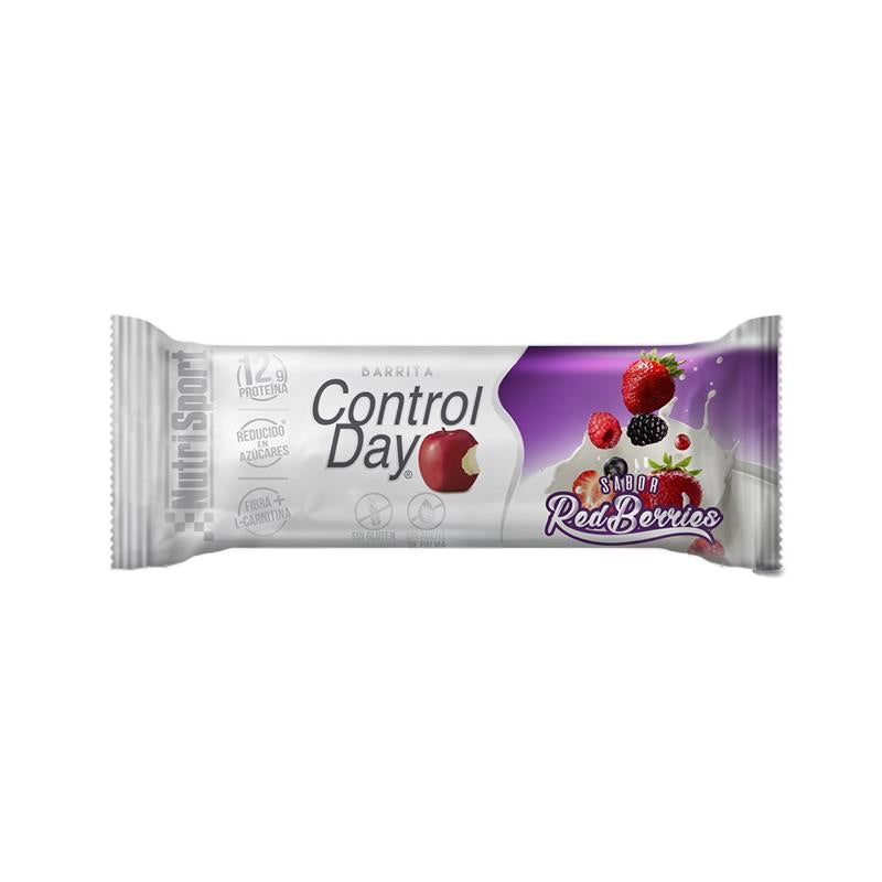 Control Day Bar Red Berries · Nutrisport · 44 gramos