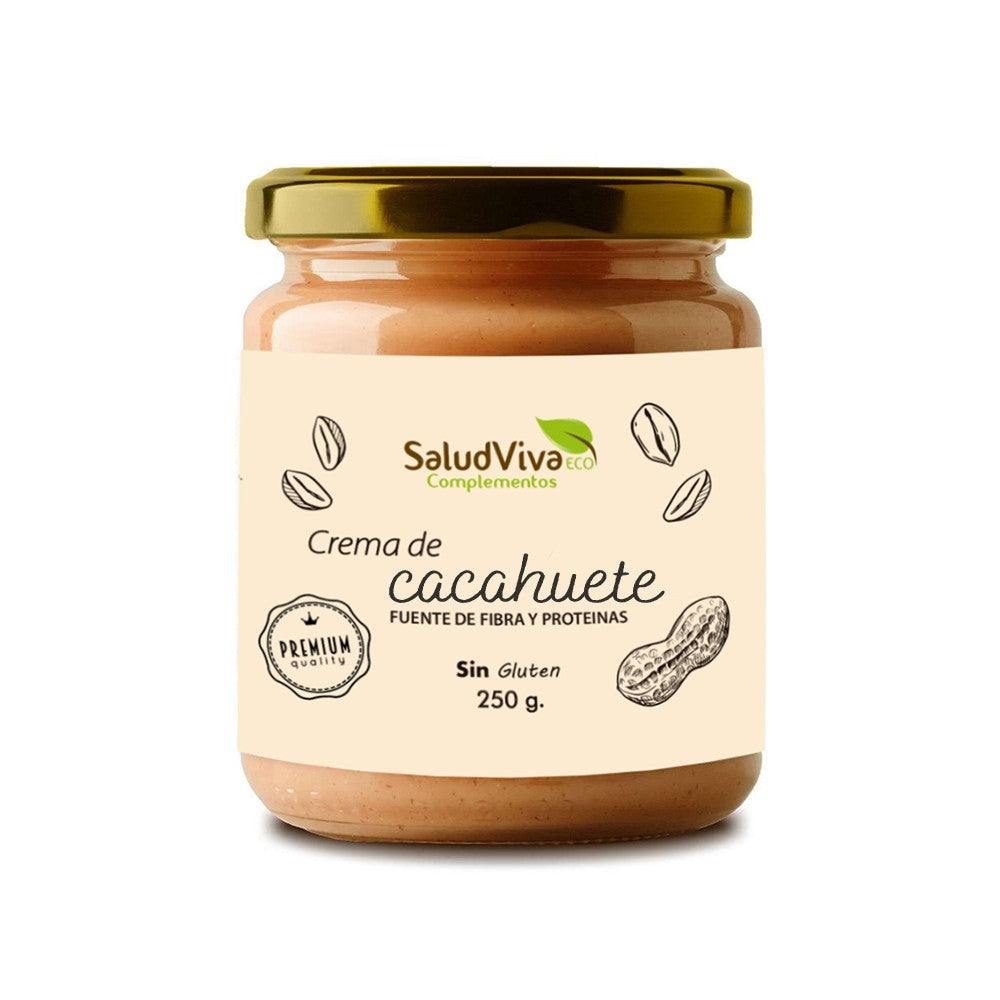 Crema de Cacahuete Eco · Salud Viva · 250 gramos