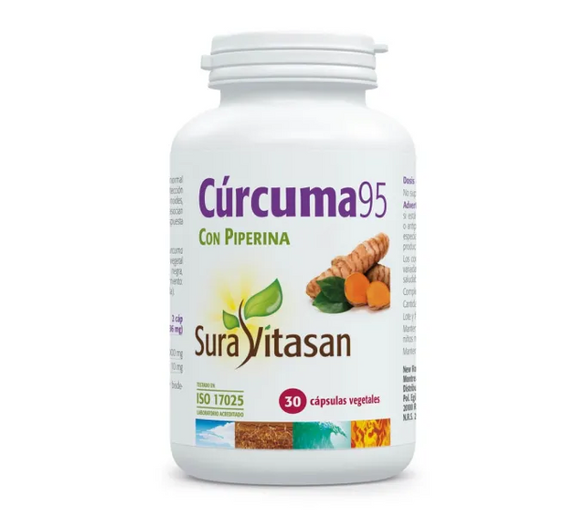 Cúrcuma 95 · Sura Vitasan · 30 cápsulas