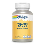Vitamina D3 & K2 · Solaray · 120 cápsulas