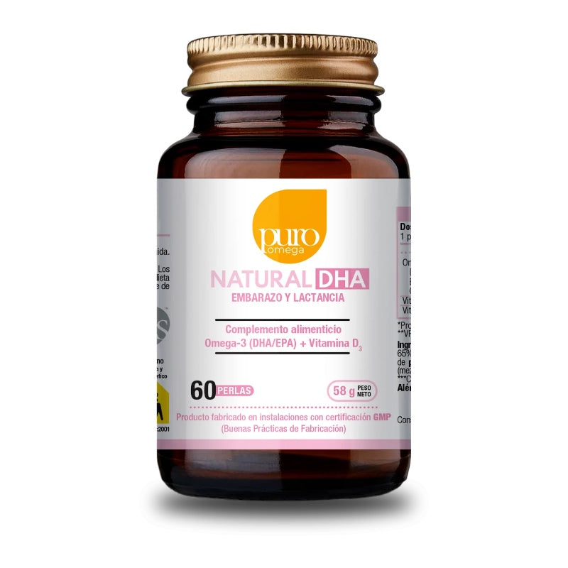 Natural DHA - Embarazo y lactancia · Puro Omega · 60 Perlas
