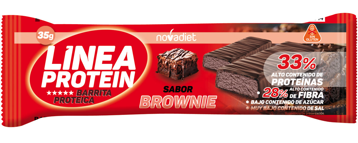 Línea Protein Brownie · Nova Diet · 35 gramos