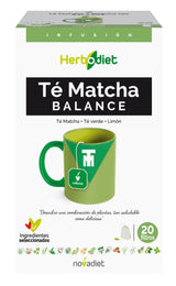 Herbodiet Té Matcha Balance · Nova Diet · 20 filtros