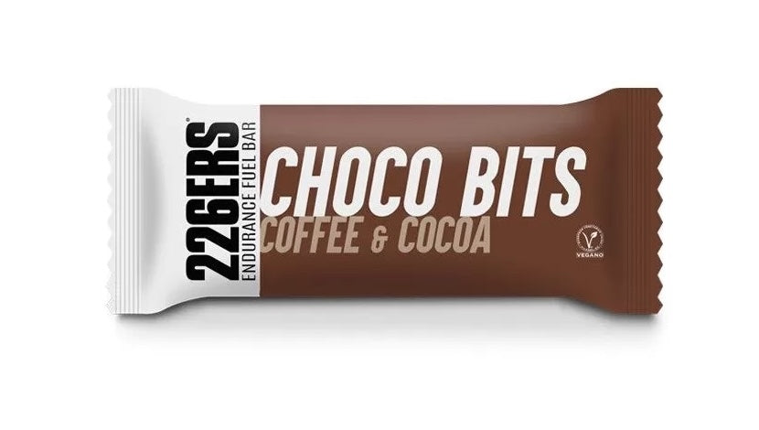 Barrita Energética Endurance Fuel Bar Choco Bits: Sabor Café-Cacao · 226ERS · 60 gramos